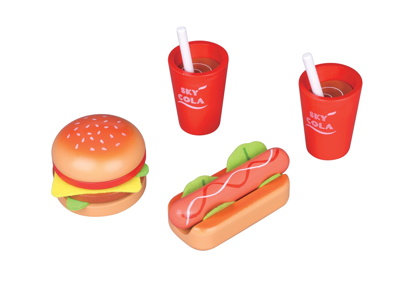 Small Wood - Frokost for to - hamburger- og hotdogmenu