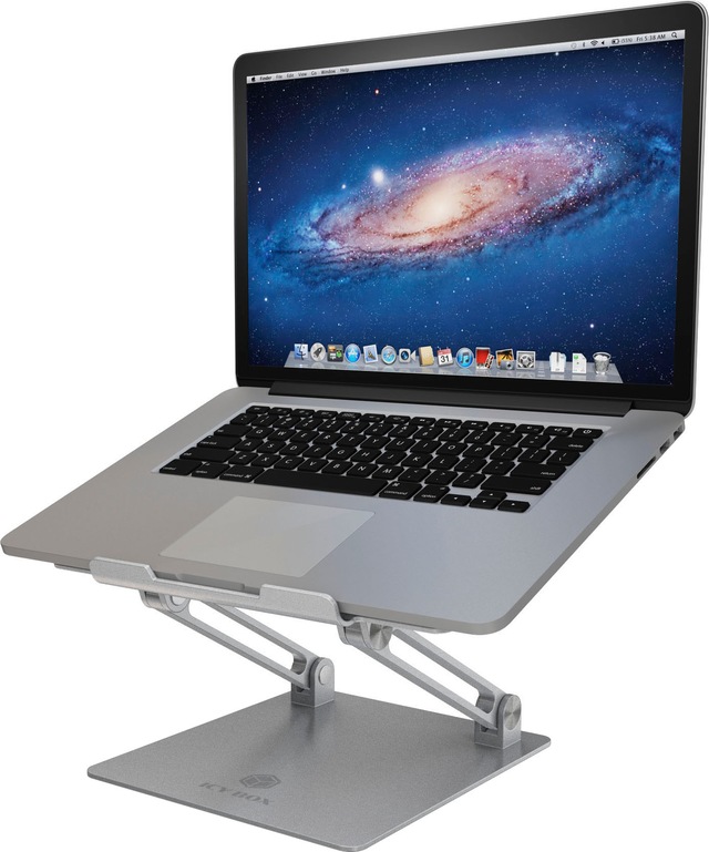 ICY BOX Laptop-Ständer »ICY BOX Notebookhalter für Notebooks bis 17« höhenverstellbarer, freistehend