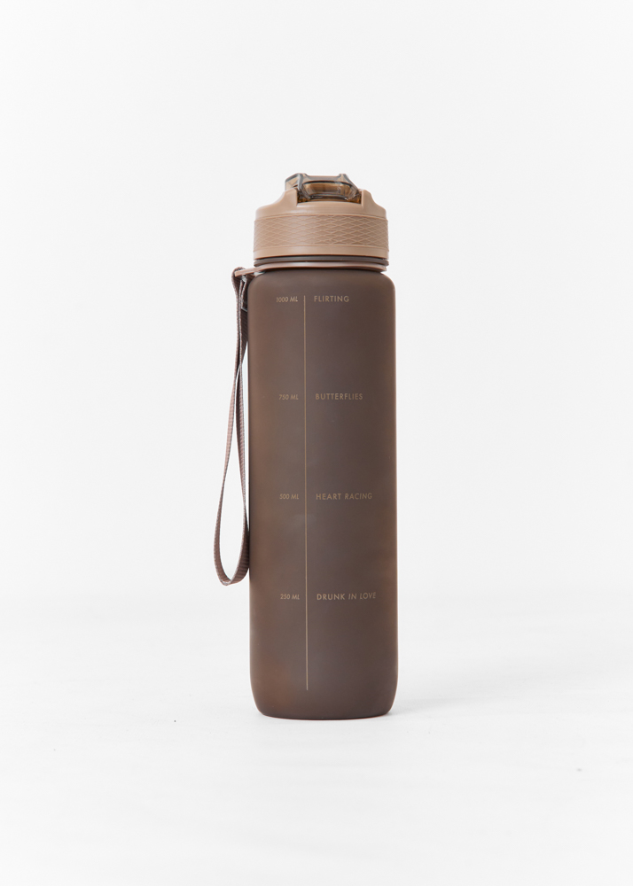Tess V waterfles choco bruin