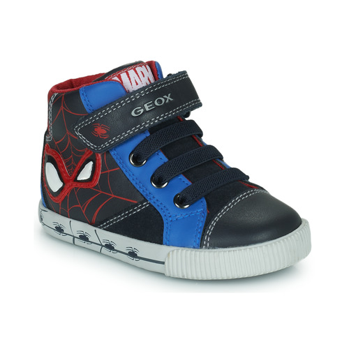 Geox - B KILWI BOY C - Bleu / Rouge