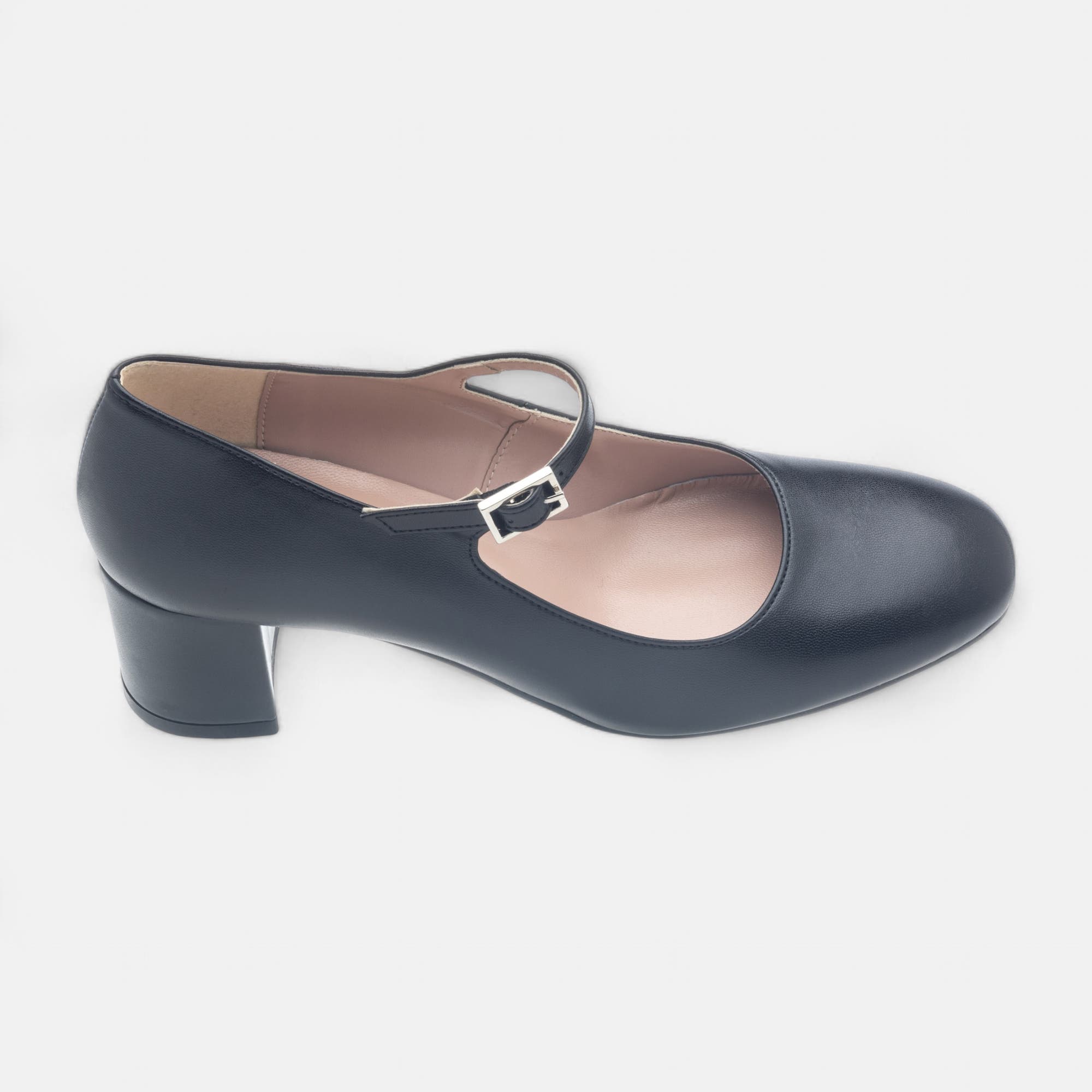 Babies à talon Femme noir