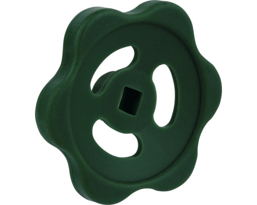 Handwiel voor afsluitklep, groen