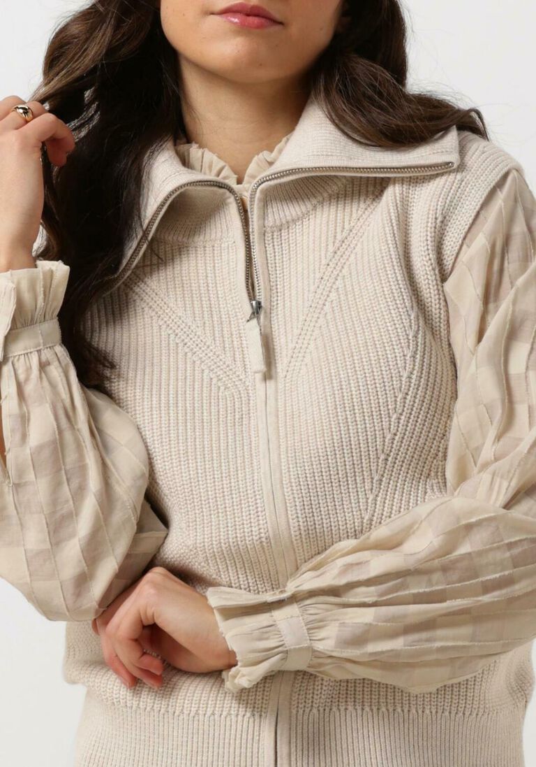 PENN & INK zand penn & ink vest cardigan 1