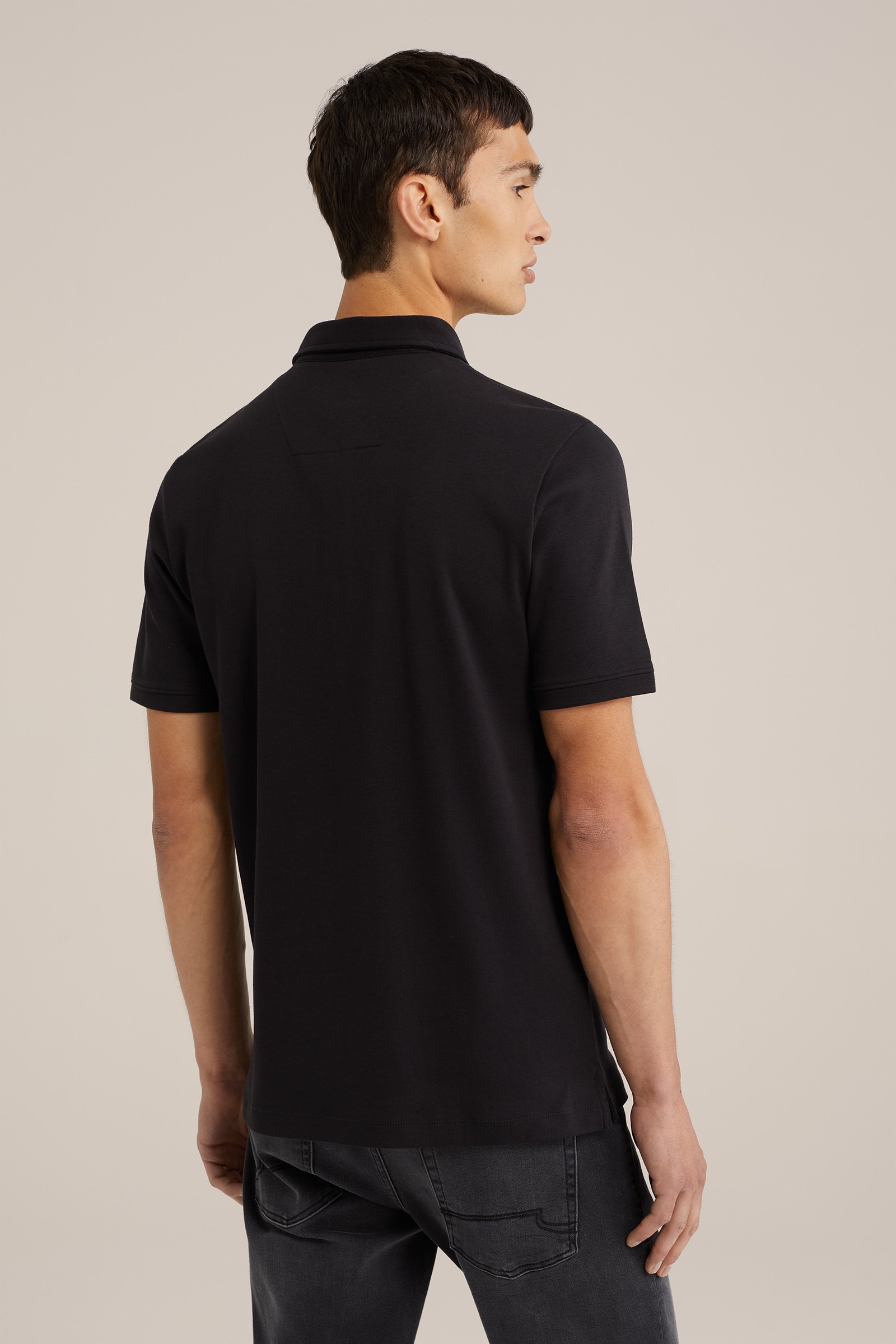 ultra soft polo WE Fashion Zwart