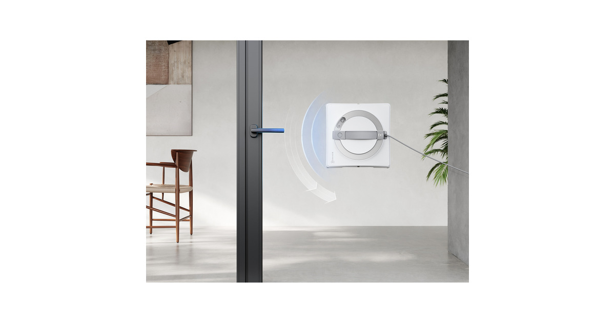 ECOVACSWINBOT W2 PRO OMNI raamreiniger  (Wit, 126 watt, met draagbaar dockingstation)