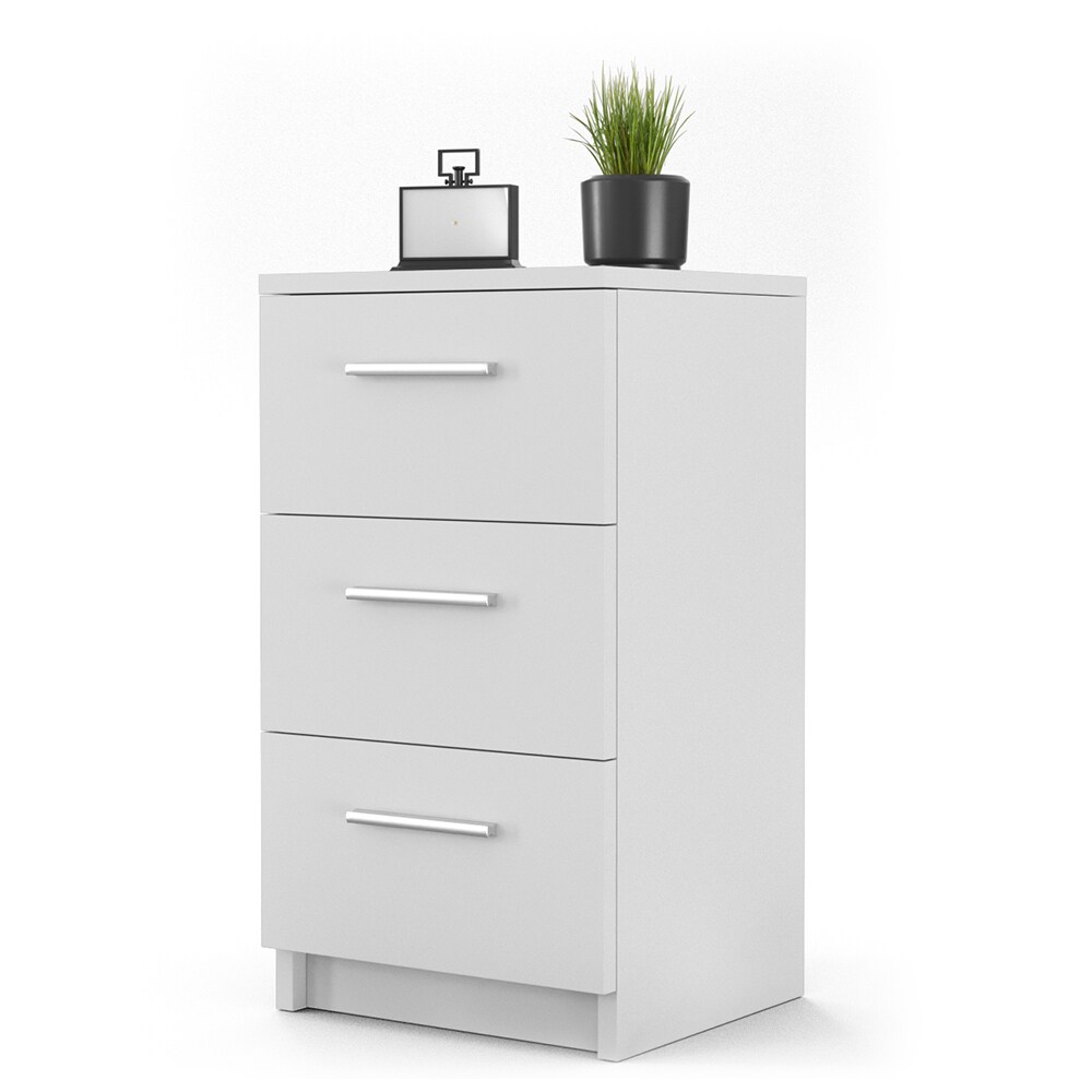 VICCO Nachtkommode Boxspringbett Nachtschrank Nachttisch Kommode Schrank weiß