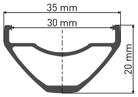 Roue Avant DT Swiss H 1900 Spline 27.5'' 30 mm | Boost 15x110 mm | 6 Trous |