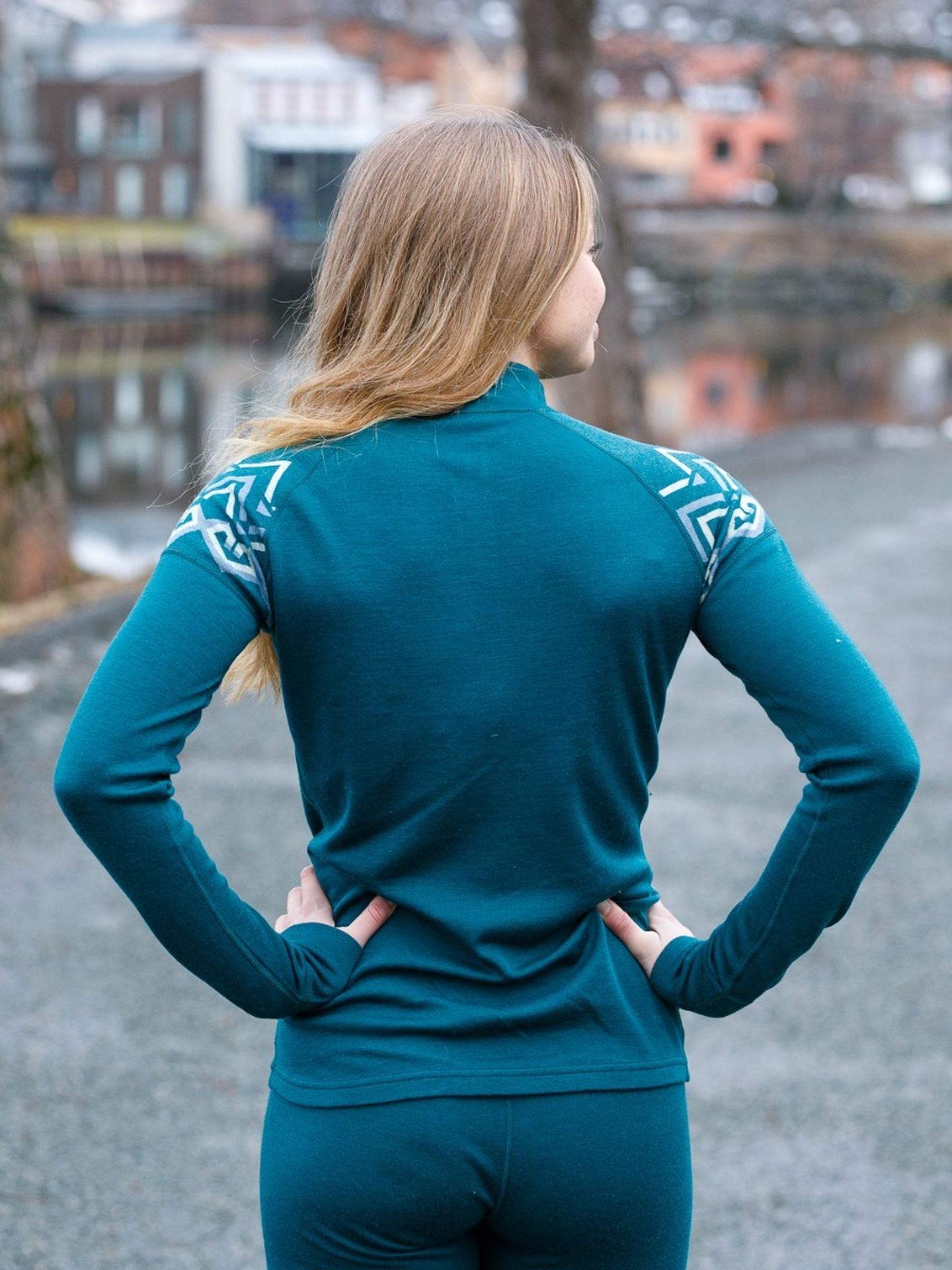 Finse Freja Ull Half zip