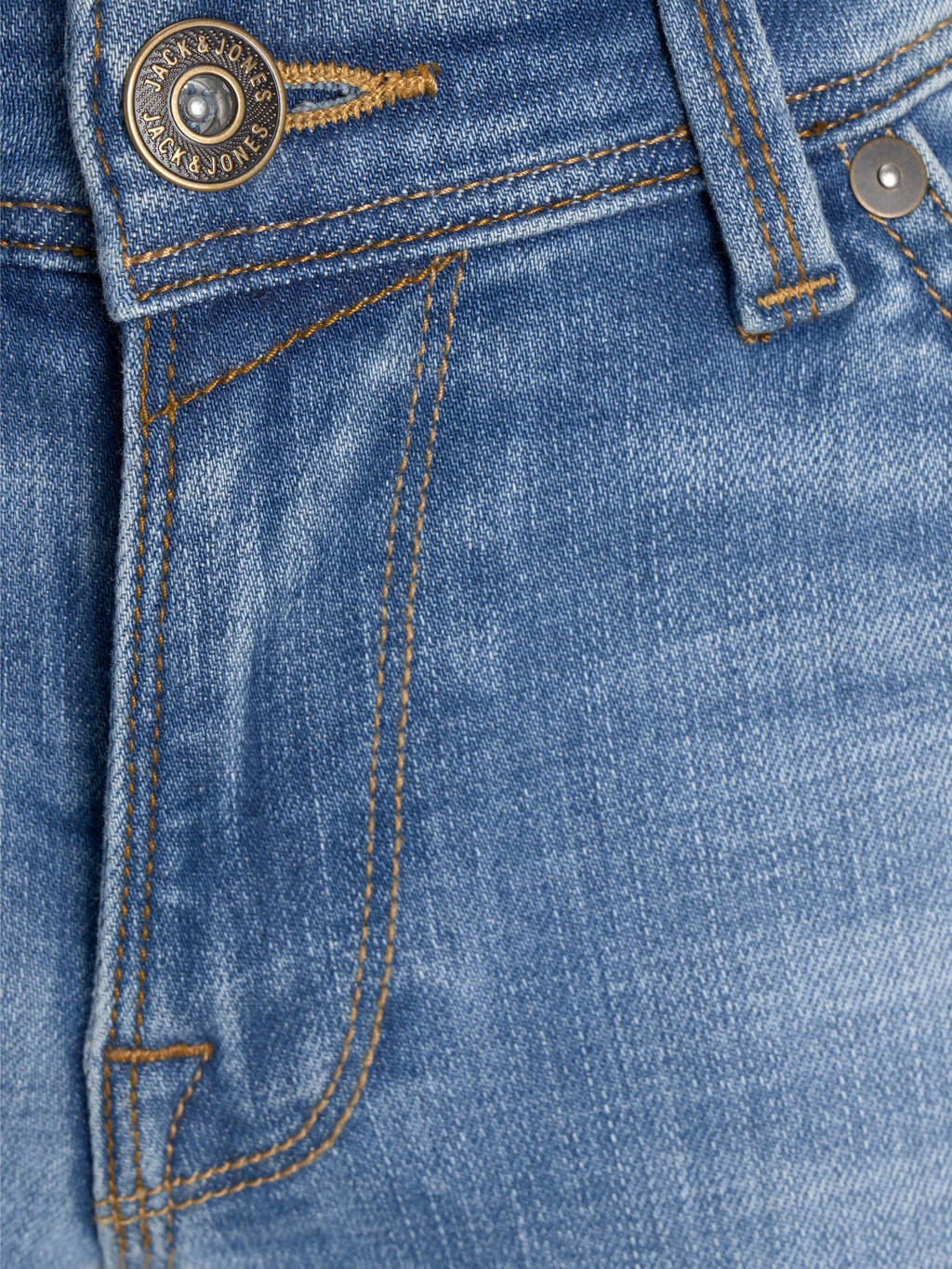 JACK & JONES low waist slim fit jeans JJIGLENN stonewashed