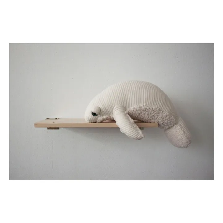 Bigstuffed Peluche géante lamantin Albino 48 cm | Blanc