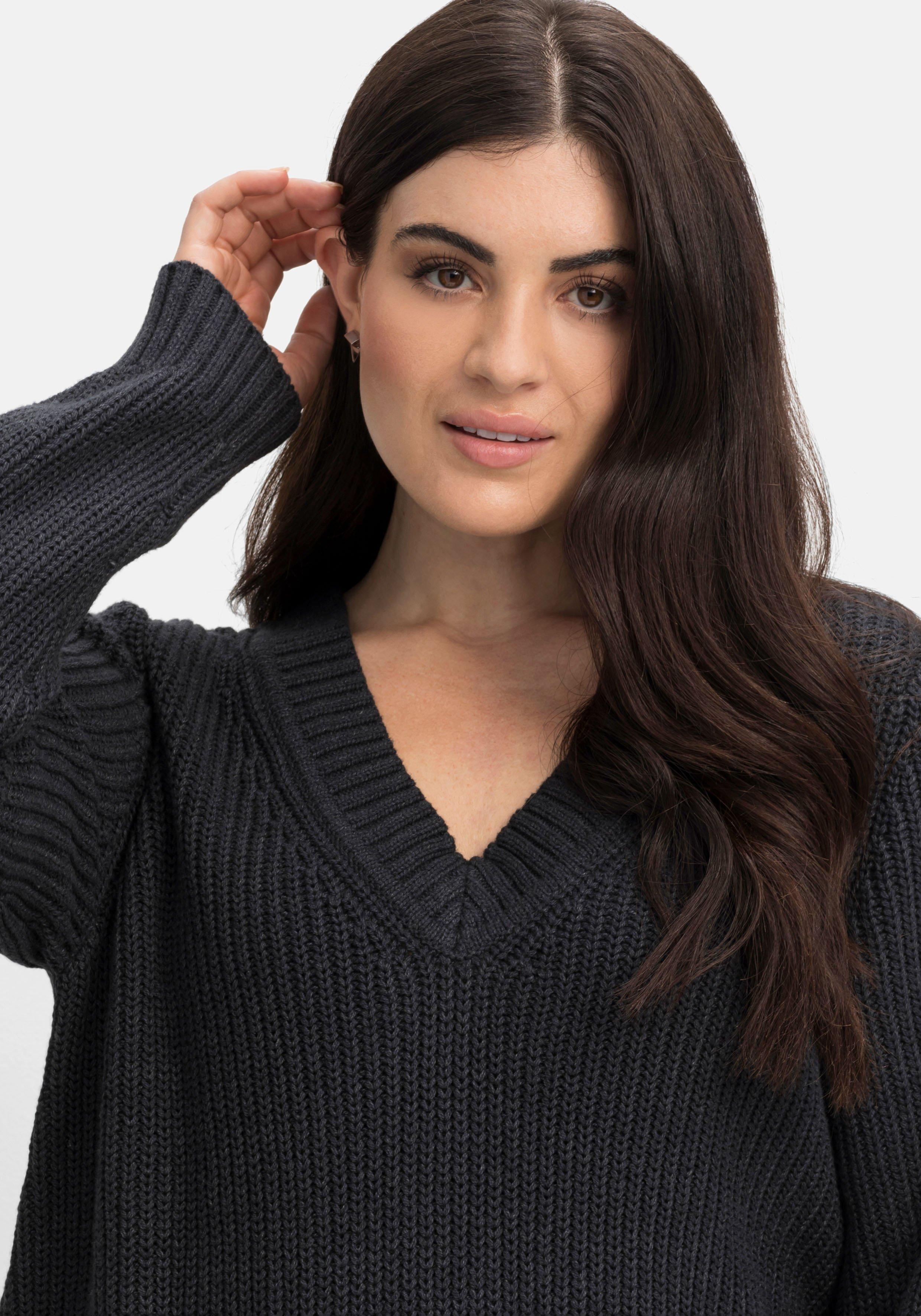 Pullover in Perlfangstruktur, weiche Qualität