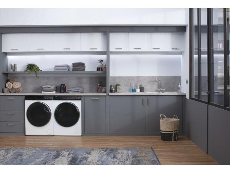 Haier Waschmaschine HW100-B14979 Links Frontloader I-PRO Serie 7 mit 10 kg Ladekapazität