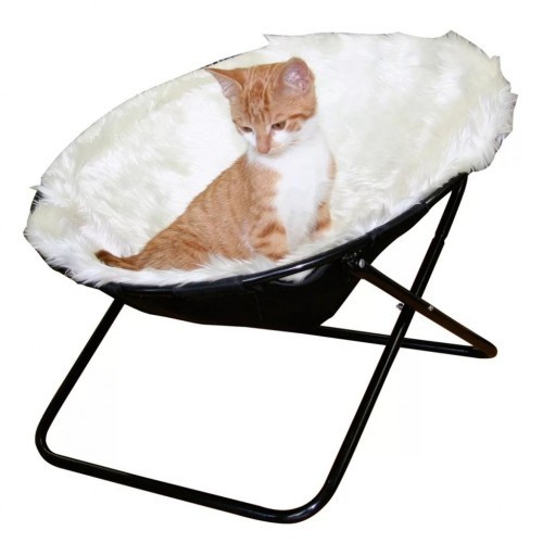Cama para gato Sharon White, branca