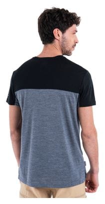 T-Shirt Technique Icebreaker Merinos 125 Cool-Lite Sphere III Gris/Noir
