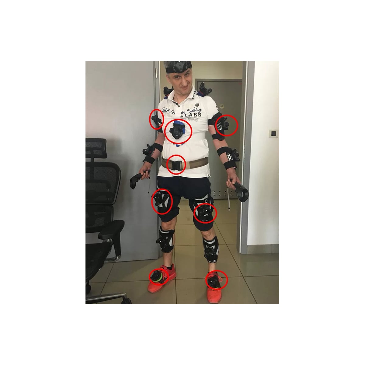 VR-sporingsstropper for hel kropp