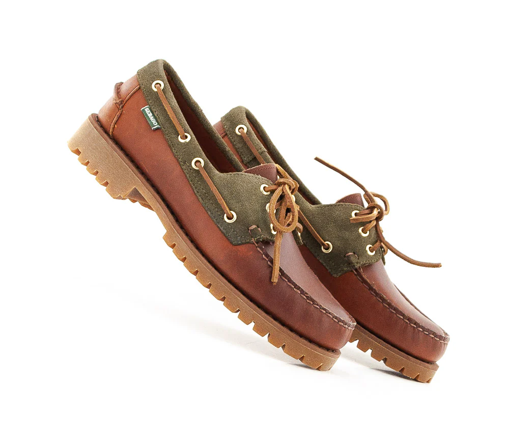 SEBAGO - TRICKEY LUG MARRON/VERT