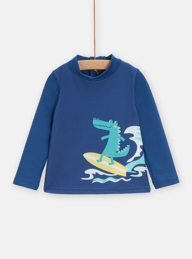 Tee-shirt de bain motif crocodille pour bébé garçon