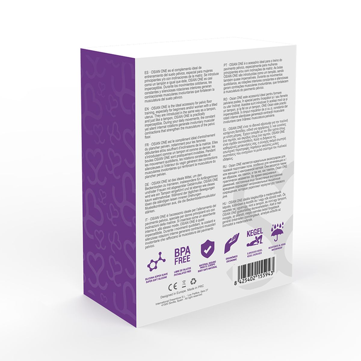 Leichte Liebeskugel für Anfängerinnen, 51g | Hypoallergenes Silikon, Beckenbodentraining  | Moressa
