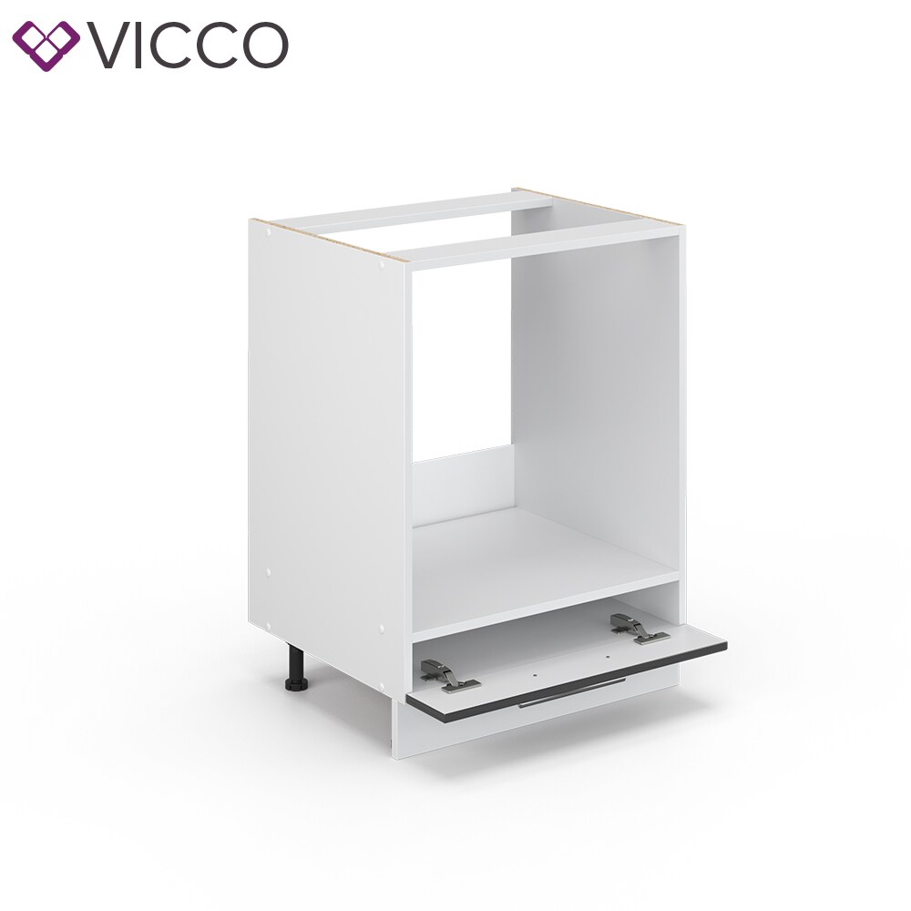 VICCO Herdumbauschrank 60 cm Anthrazit Küchenzeile Unterschrank Fame