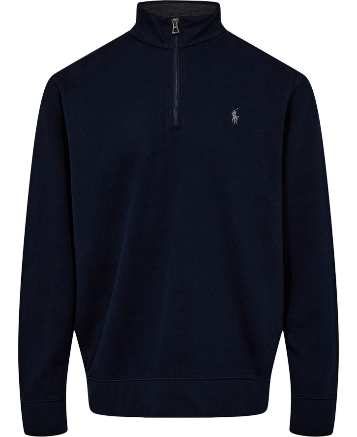 Polo Ralph Lauren Luxury Jersey Quarter-Zip Pullover Aviator navy