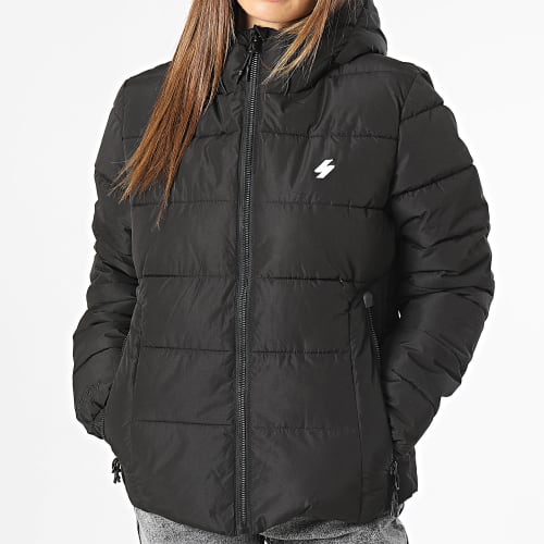 Doudoune Capuche Femme Spirit Sports Puffer W5011630A Noir