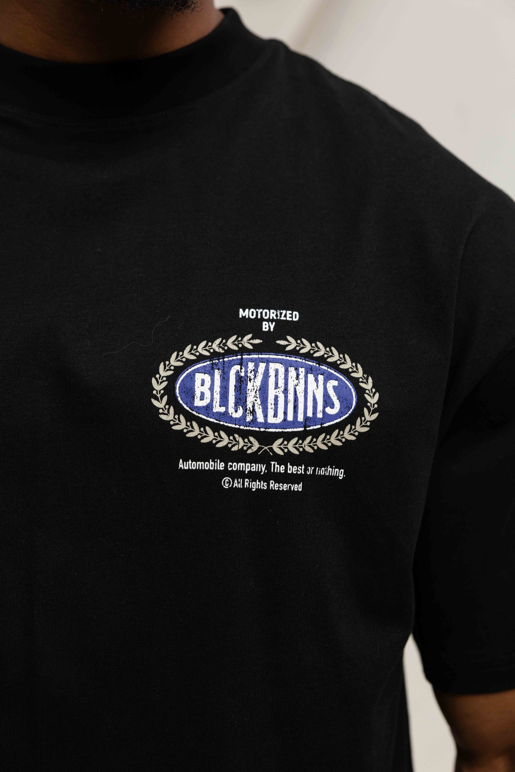 Black Bananas Automobile T-Shirt Heren Zwart