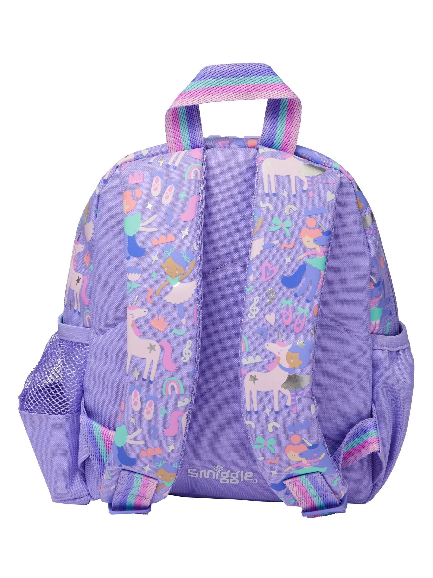 Oranje - Smiggle Teeny Tiny Ready Set Go Backpack With Detachable Plush Toy