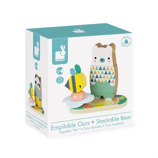 Empilable ours pure   Multicolore        de               Janod