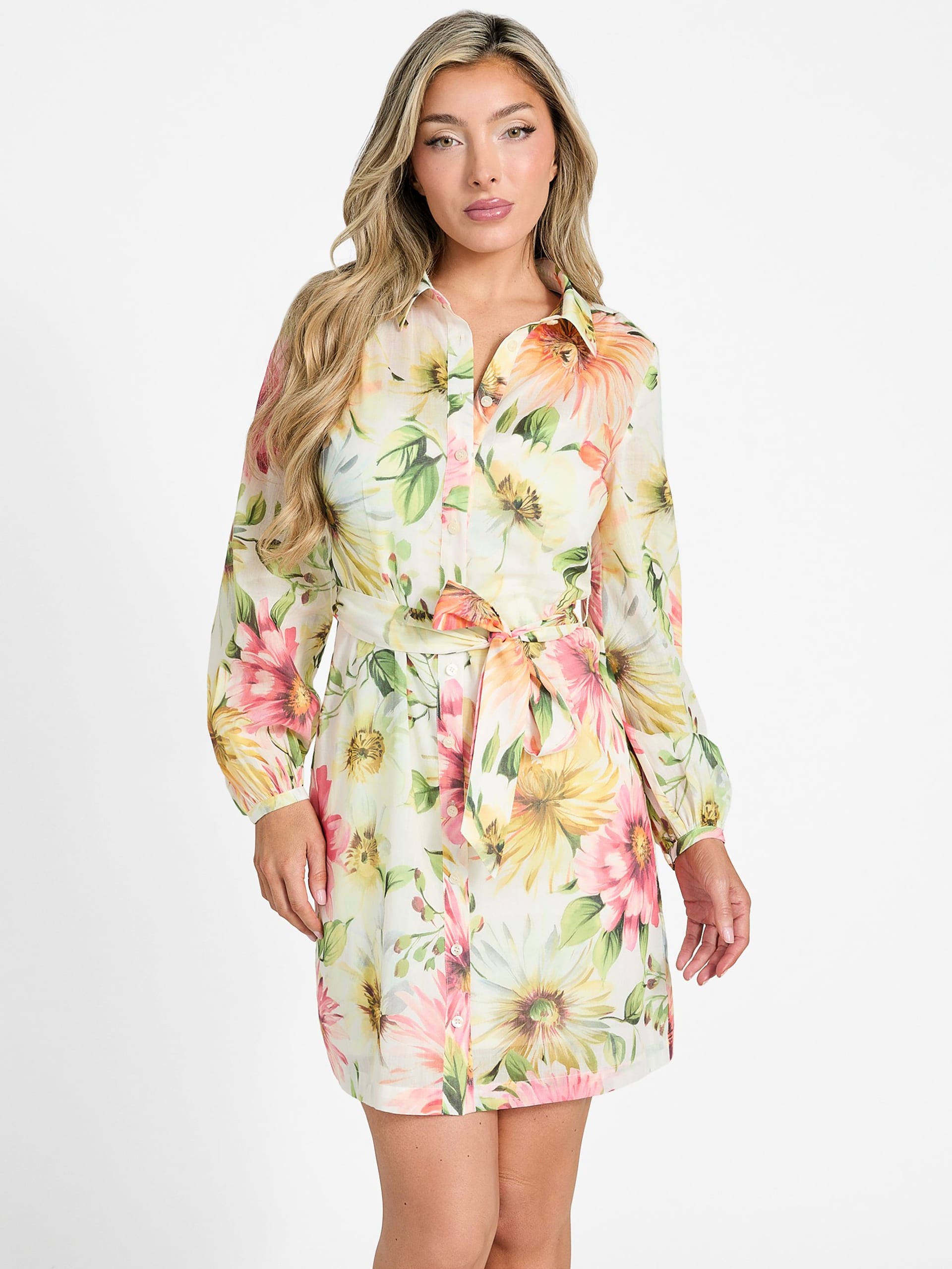 Vestido Faith com botões