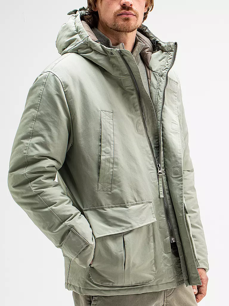 BUTCHER OF BLUE Parka GEORGE hellgrün