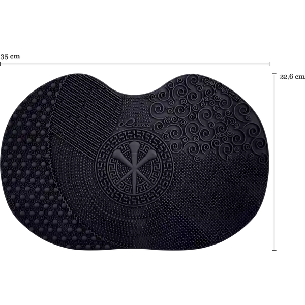 Brush Cleansing Mat - Black