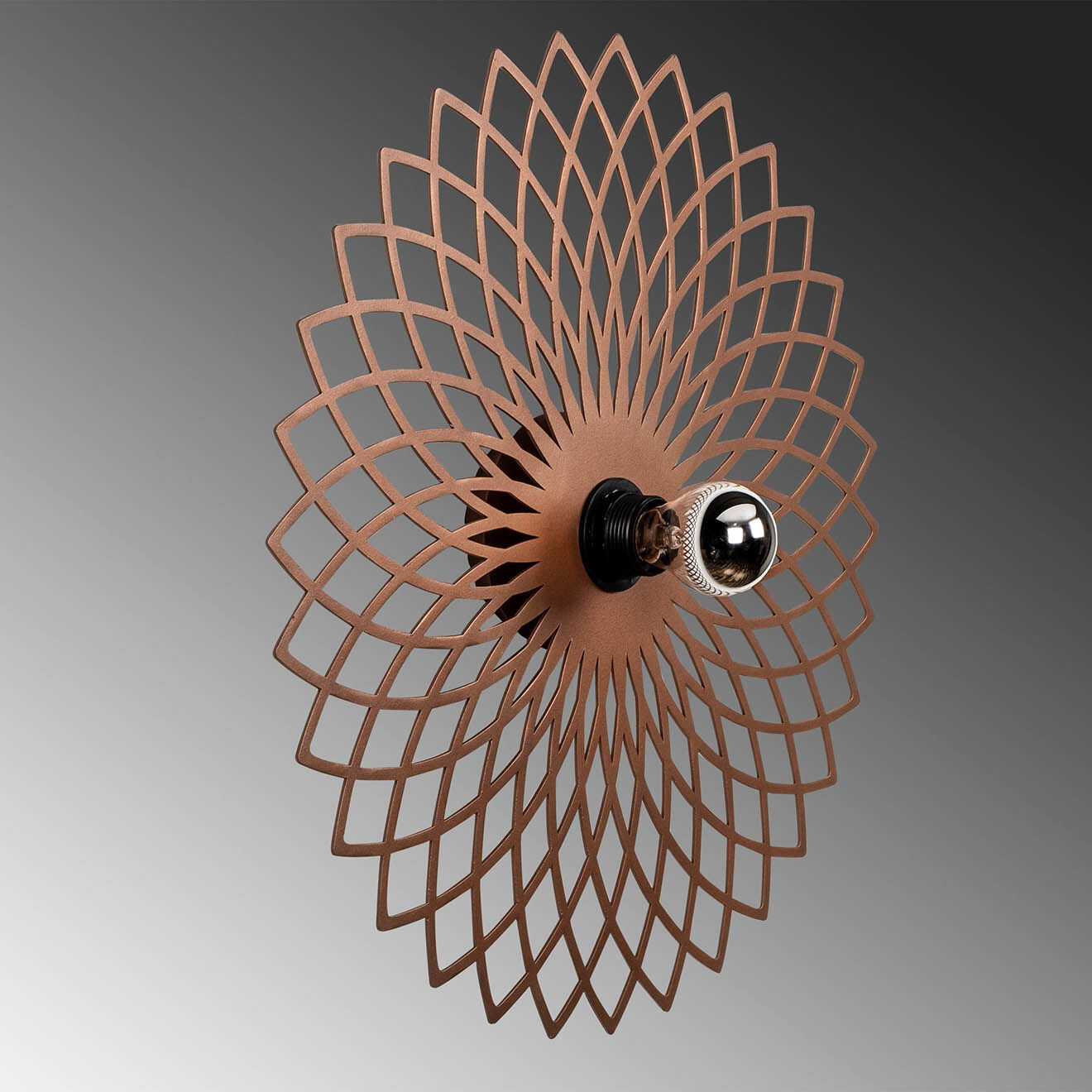 Opviq Applique murale Fellini  cuivre - 50x12x50 cm