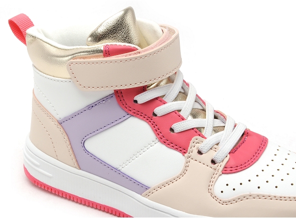 Bopy boots bottine enfant lacota blanc