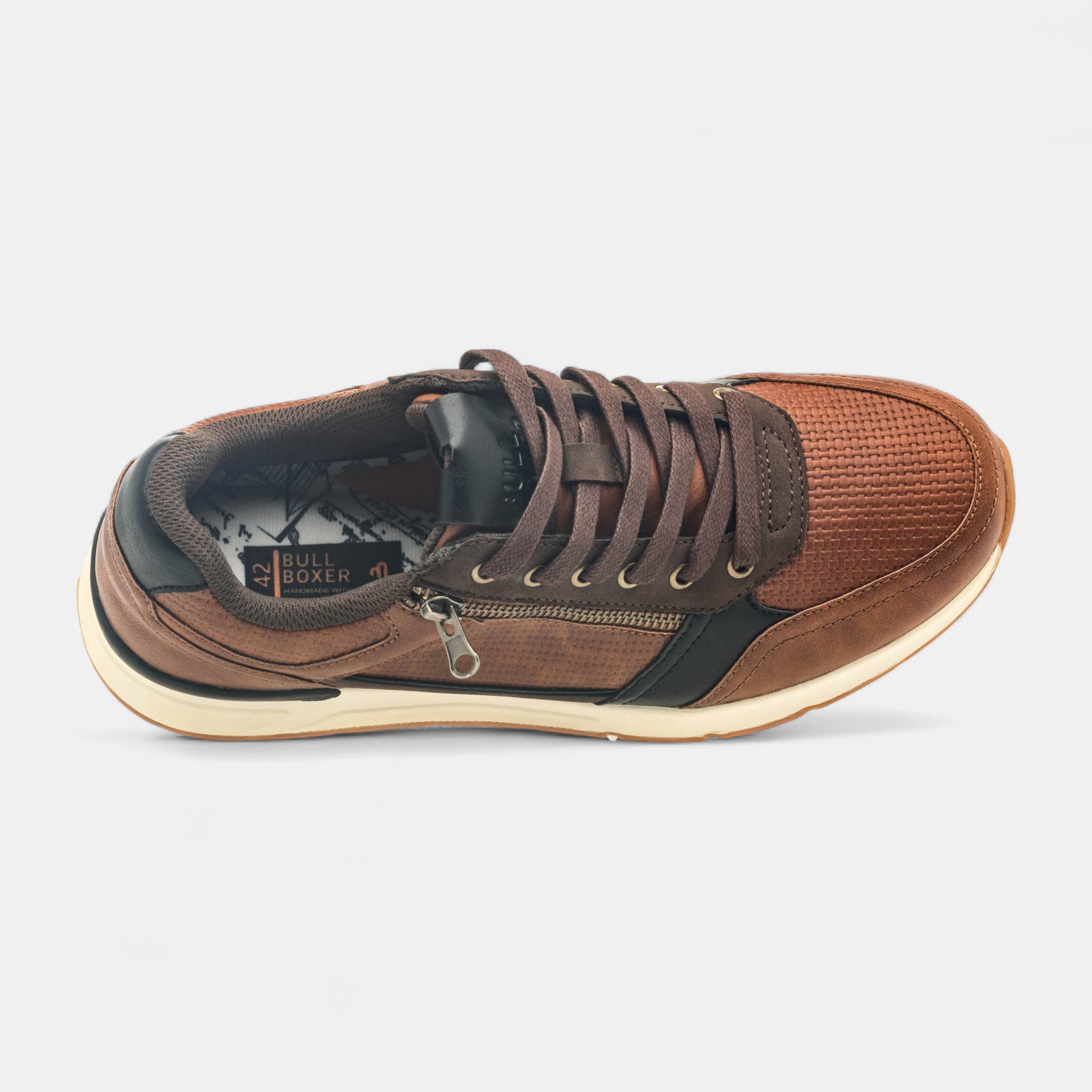 Baskets basses Homme cognac