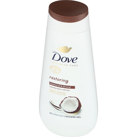 Shower gel m. kokos olie og mandel