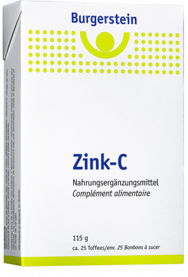 BURGERSTEIN Zink-C Toffees<br>115 g