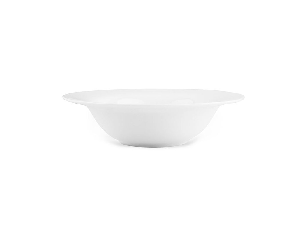 PRATO DE MASSA OLYMPIA ACTUEL BRANCO PORCELANA Ø23.5CM