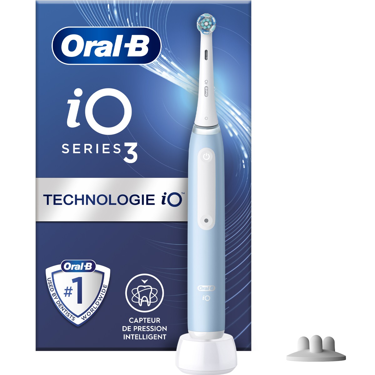 Brosse à dents électrique connectée - iO 3S - Bleu