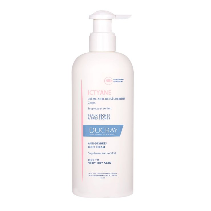 Crème Ictyane anti-dessèchement corps 400ml