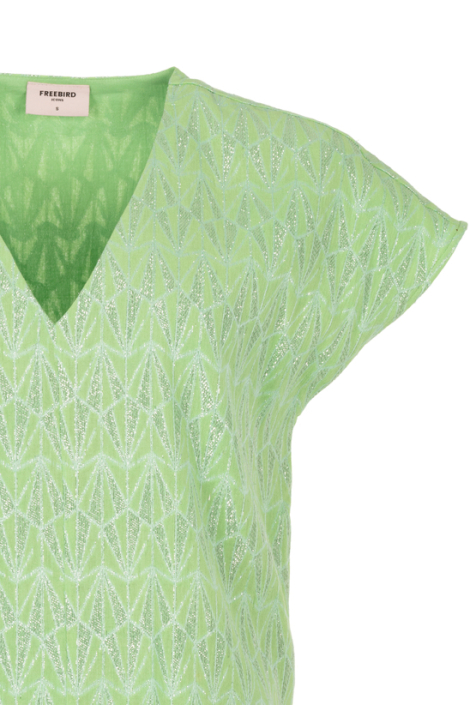 Freebird groene dames blouse