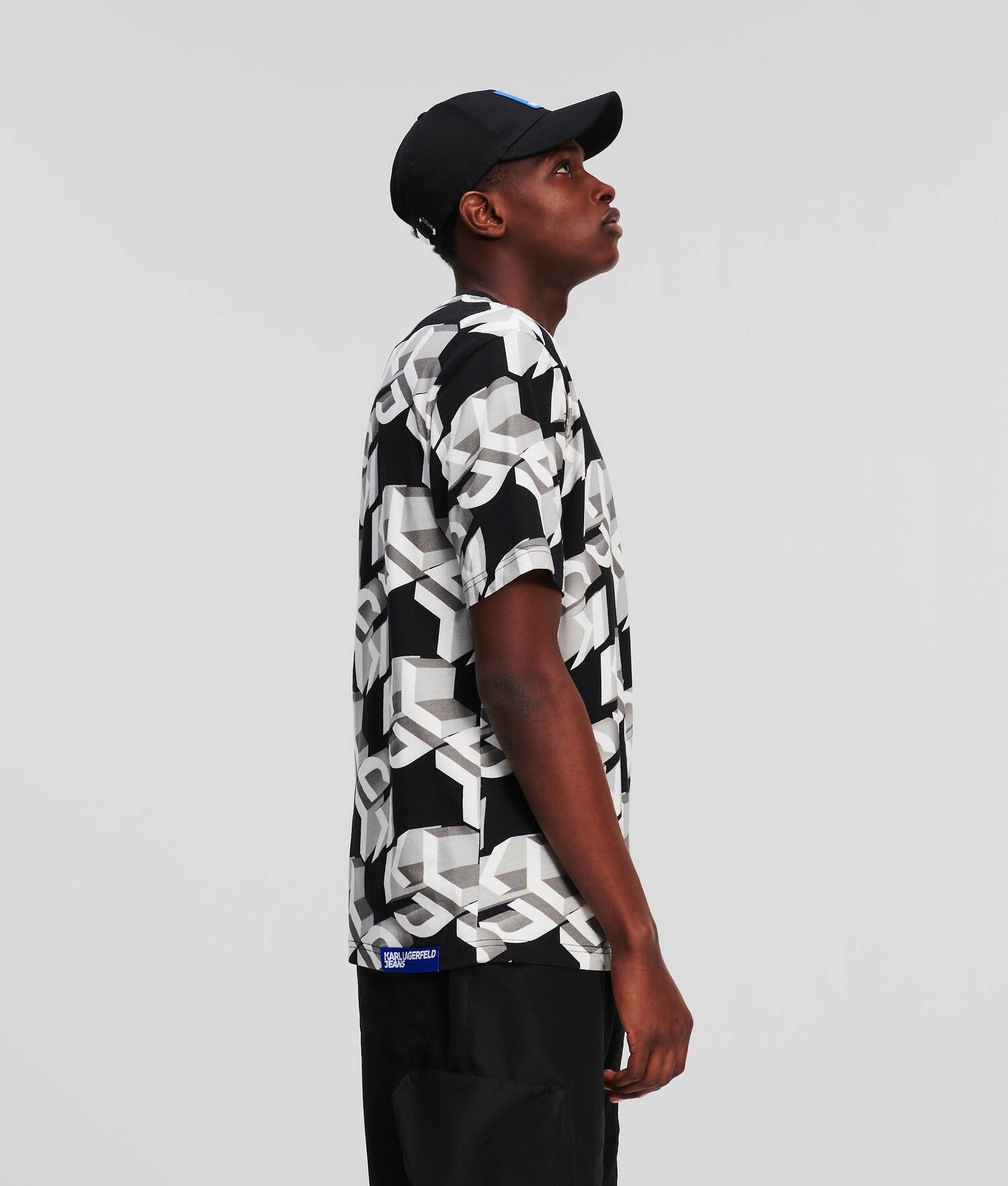 T-SHIRT KLJ MONOGRAM FAÇON ALL-OVER
