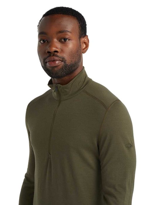 Oasis LS Half Zip 200 Men uldundertrøje