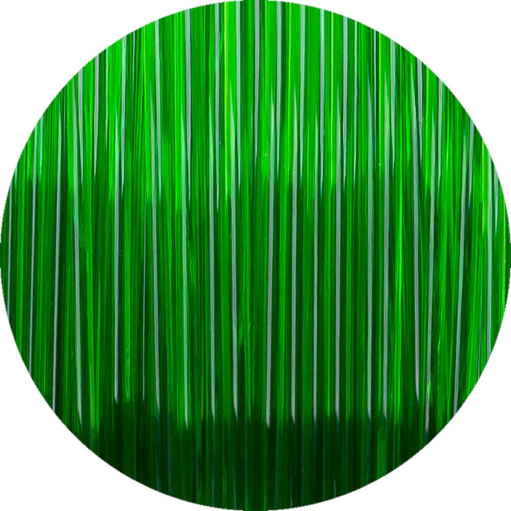 Fiberlogy  HS PLA Clear Light Green, 1,75 mm / 850 g    Turbo Druck & kristallklare Präzision in Light Green