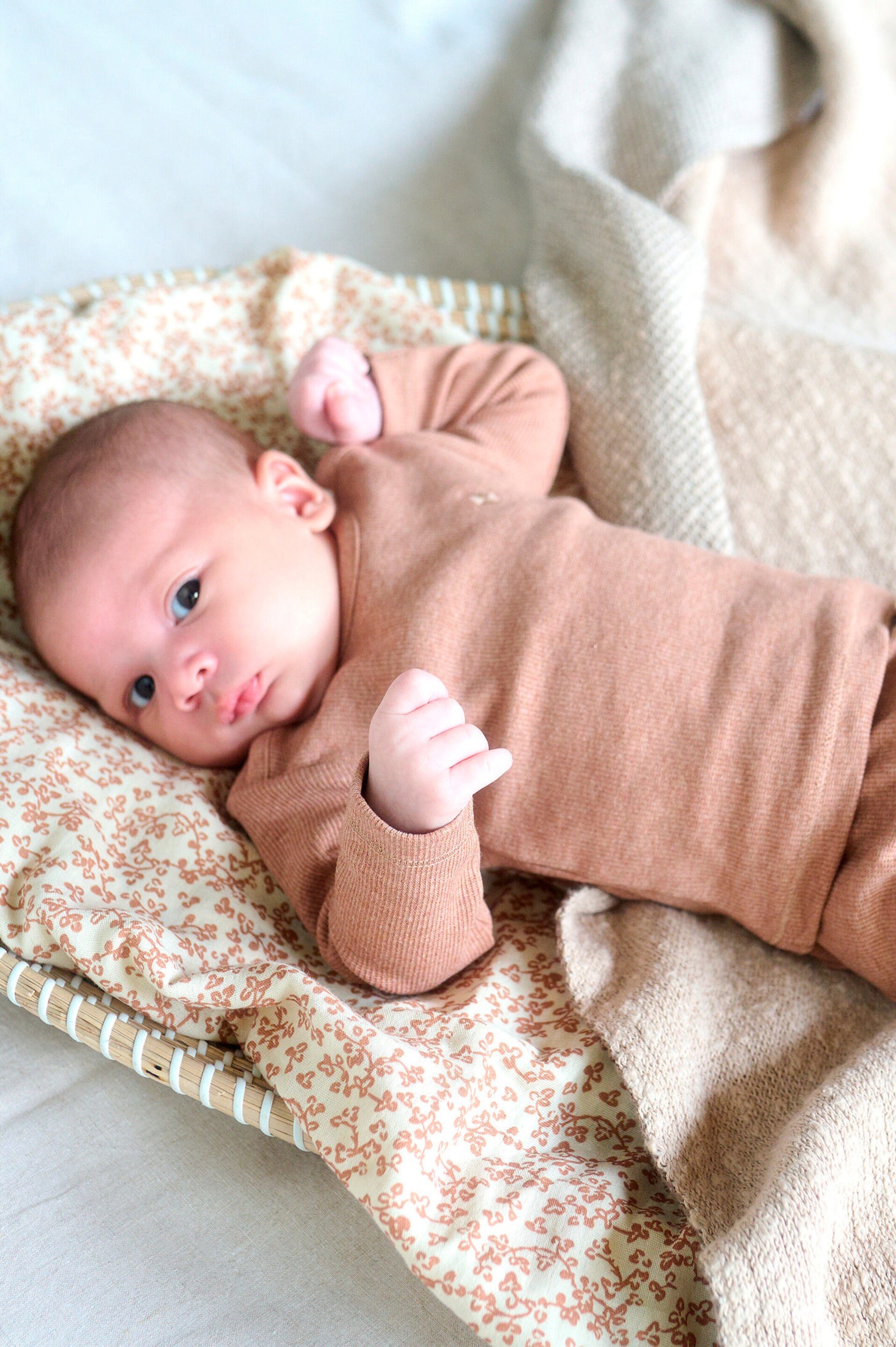 Noppies Baby Langarmshirt Natal Cafe Au Lait Melange