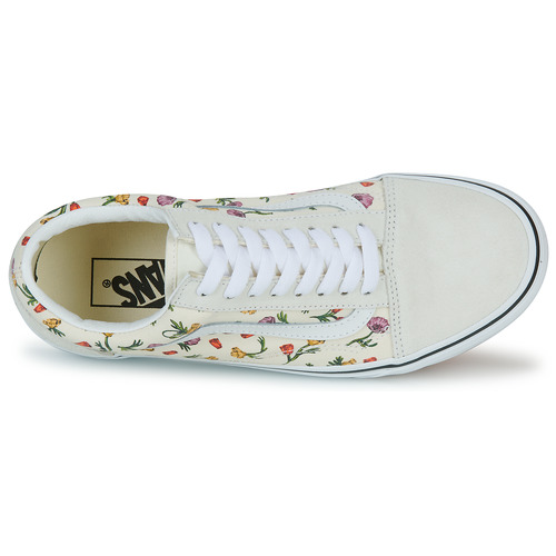 Vans - OLD SKOOL FLORAL - Blanc