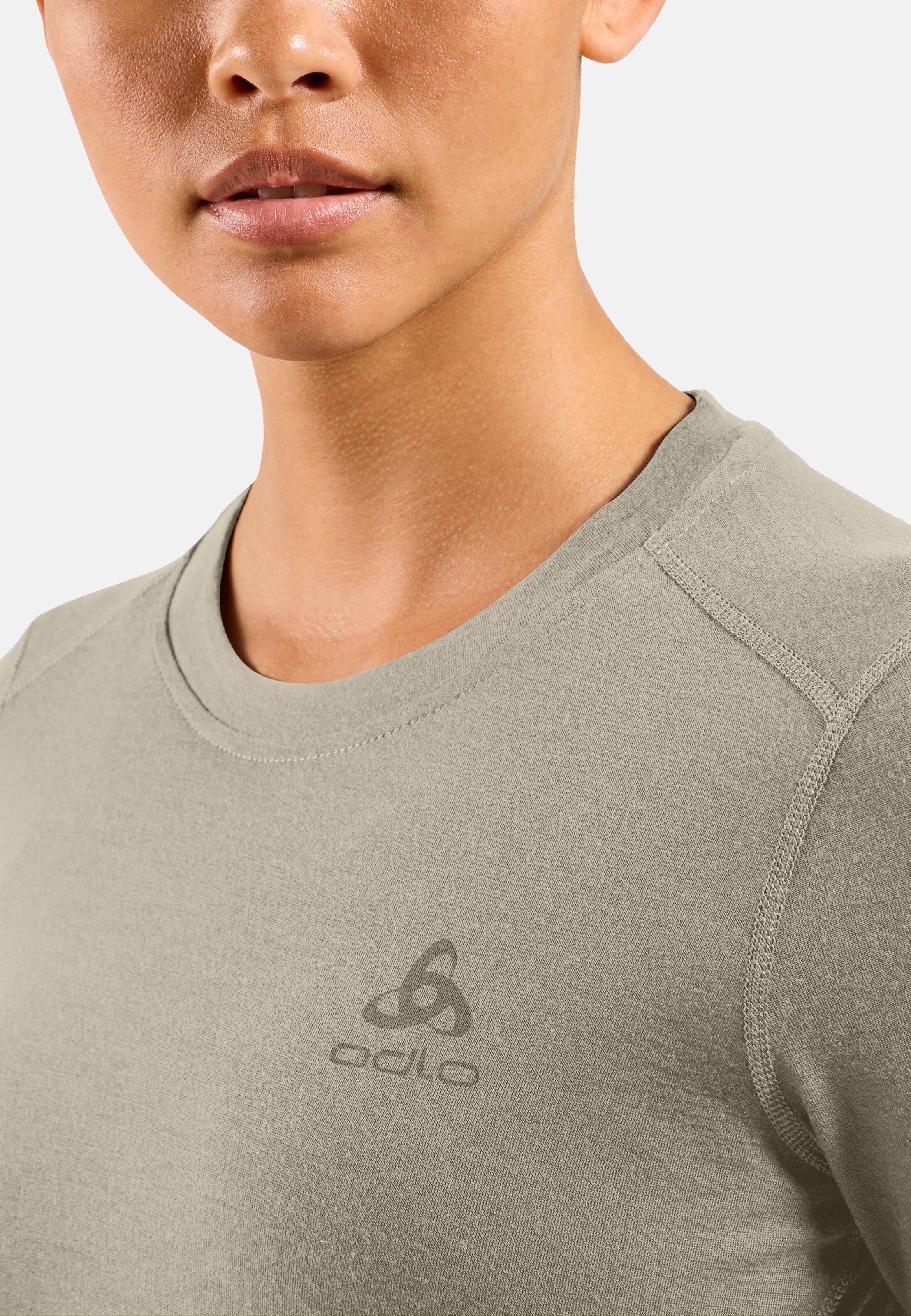 Natural Merino 160 Base Layer Langarmshirt in agate gray