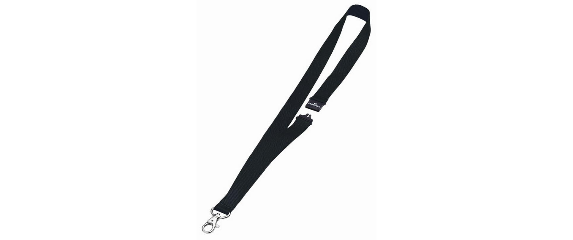 44 cm 10 Stück, SchwarzSchlüsselband