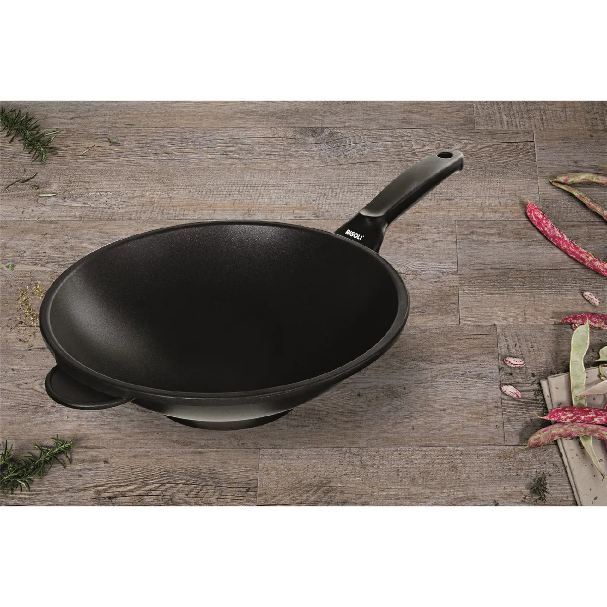 Risolì Wok Explora Ø32cm Noire