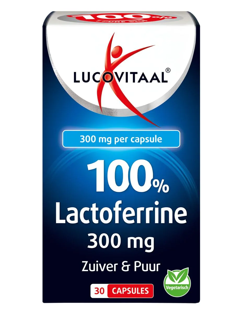 100% Lactoferrine 300 mg 30 capsules