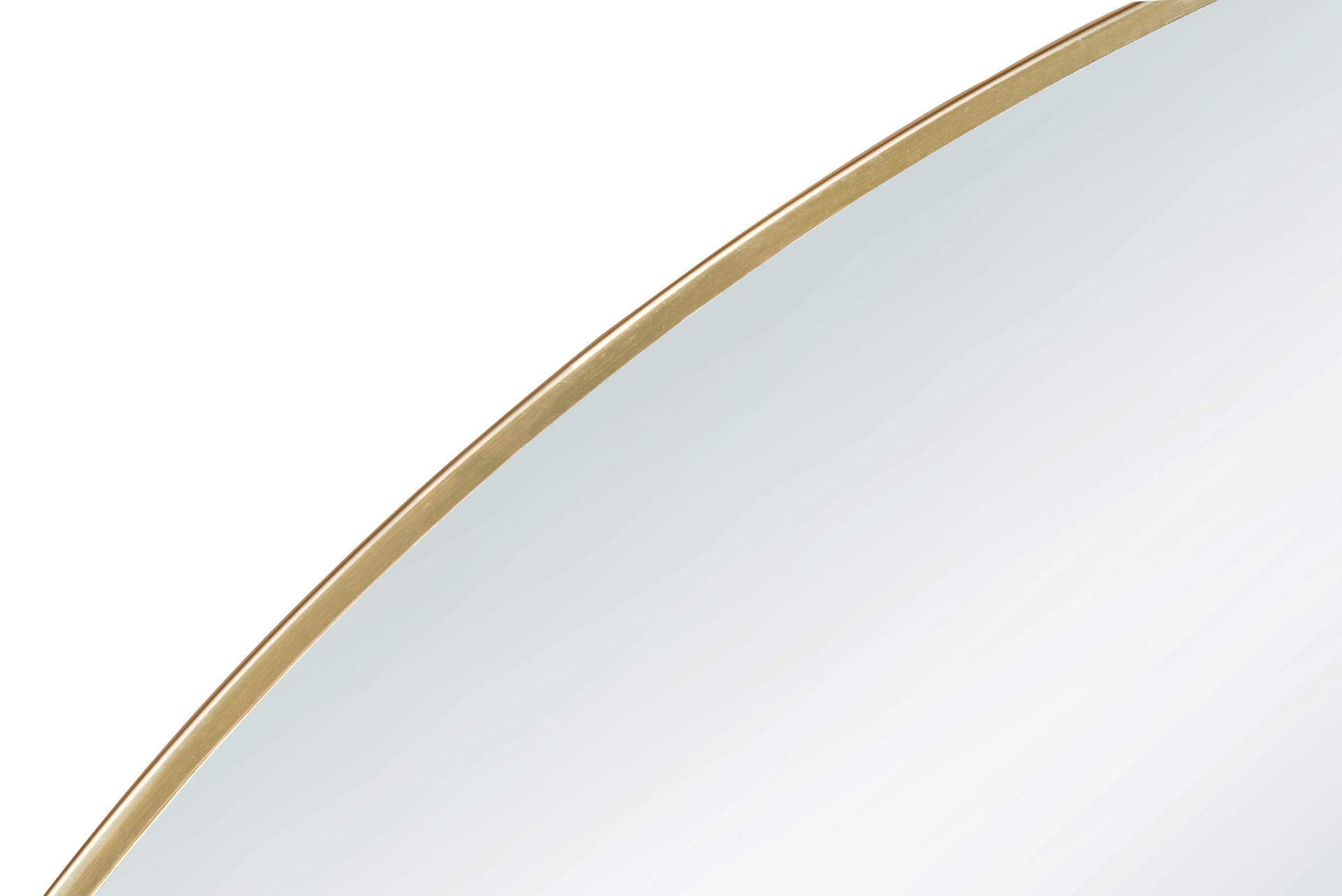 Wandspiegel MILA rund 50 cm goldfarbig